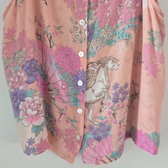 RARE! Spell & the Gypsy Wild Horses Blush Shorts and Cami Set Size Small b188E - Picture 10 of 13
